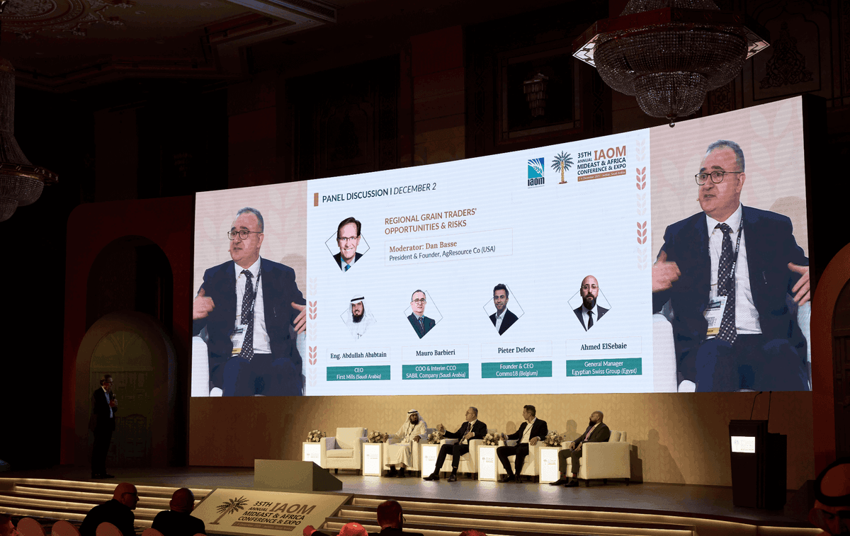 Golden wheat field against blue sky